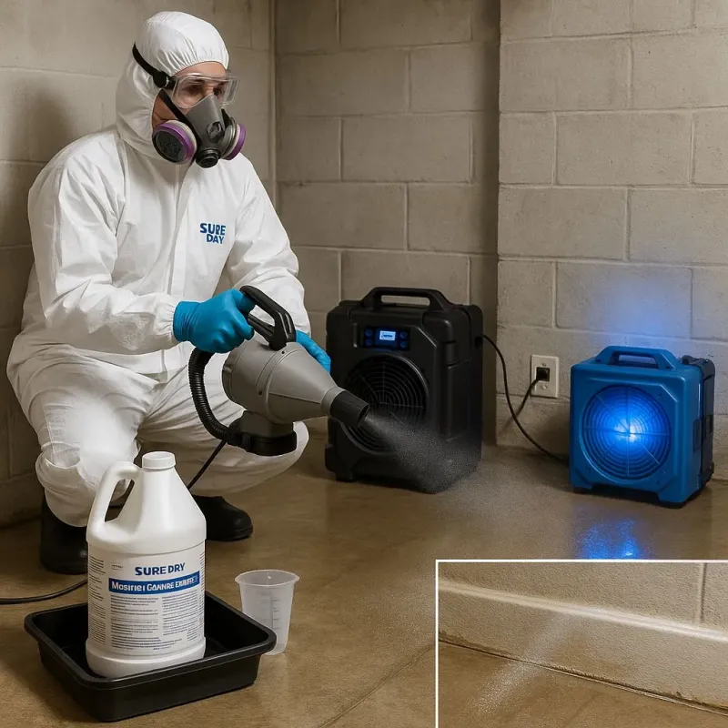 Sanitization and Odor Removal process in Medway, MA